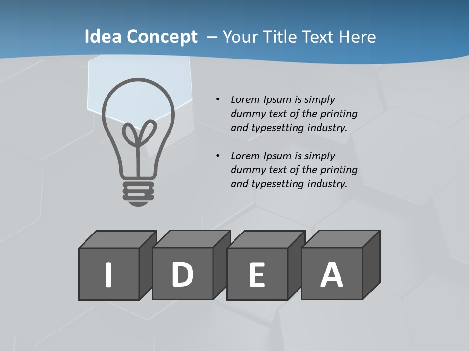 Black Aluminium Textured PowerPoint Template