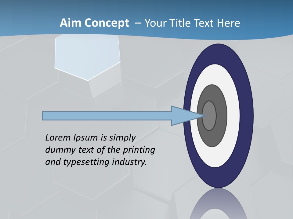 Black Aluminium Textured PowerPoint Template