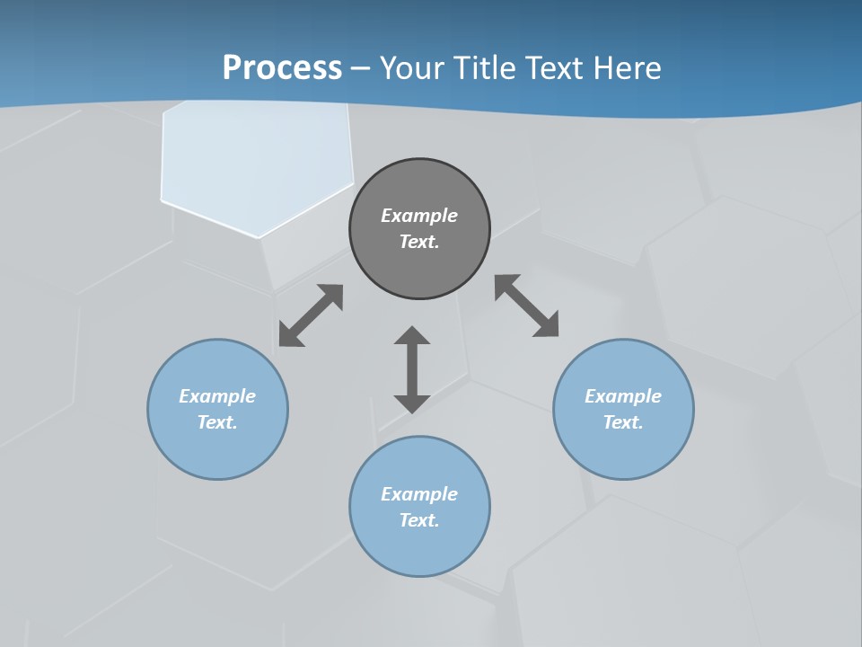 Black Aluminium Textured PowerPoint Template