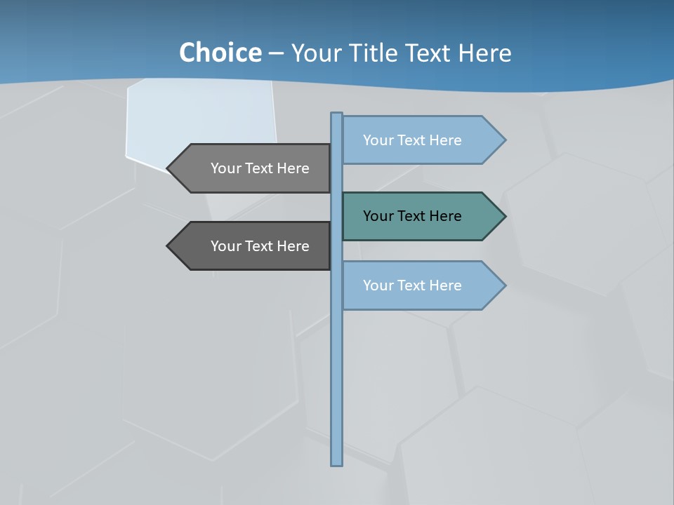 Black Aluminium Textured PowerPoint Template