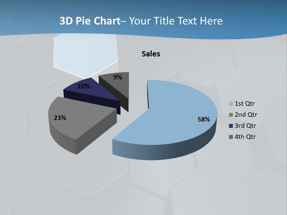 Black Aluminium Textured PowerPoint Template