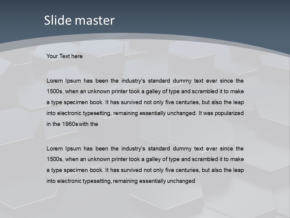 Cloudscape Nature Empty PowerPoint Template