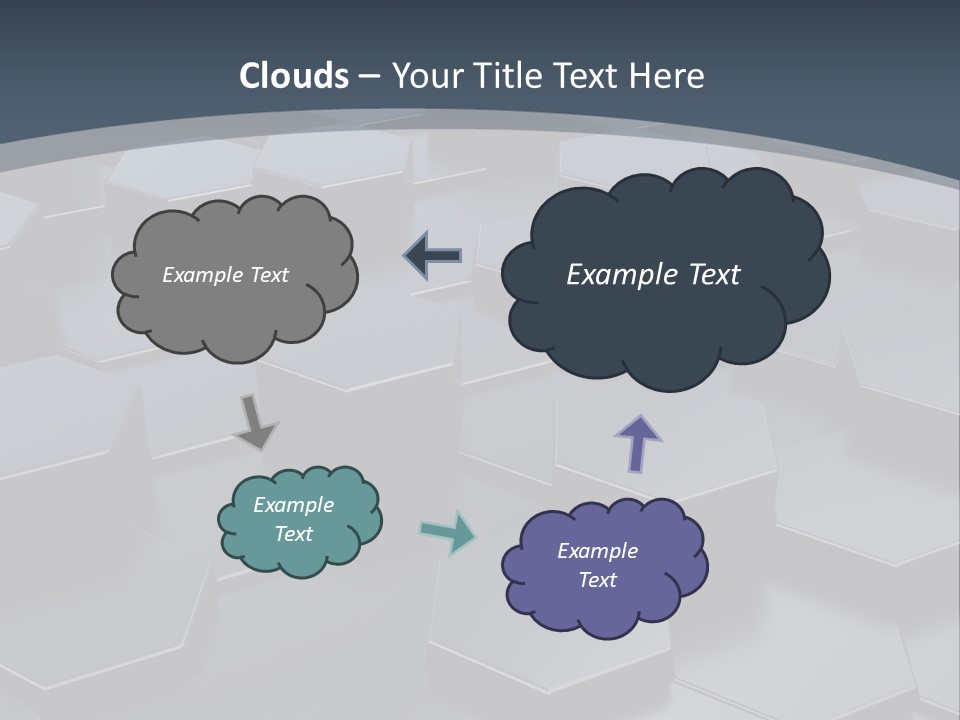 Cloudscape Nature Empty PowerPoint Template