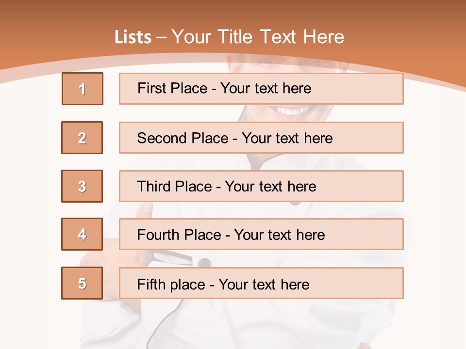 Cook Hat Uniform PowerPoint Template