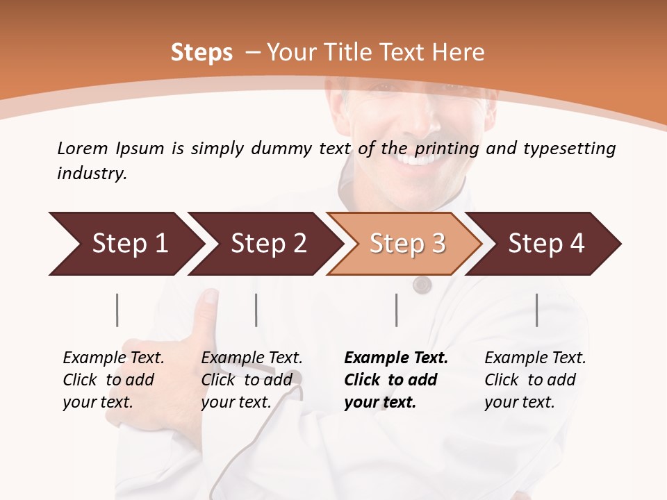 Cook Hat Uniform PowerPoint Template