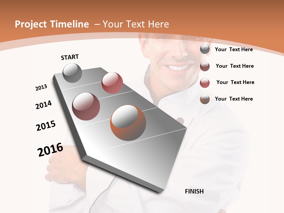 Cook Hat Uniform PowerPoint Template
