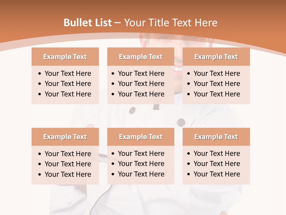 Cook Hat Uniform PowerPoint Template