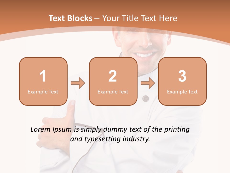 Cook Hat Uniform PowerPoint Template