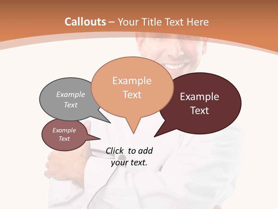 Cook Hat Uniform PowerPoint Template