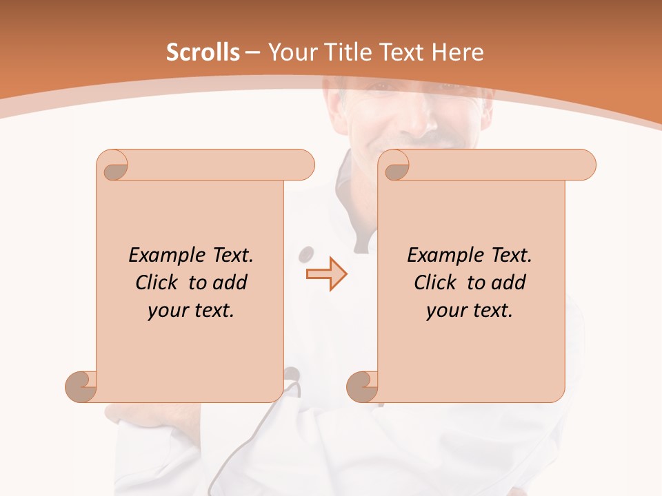 Cook Hat Uniform PowerPoint Template