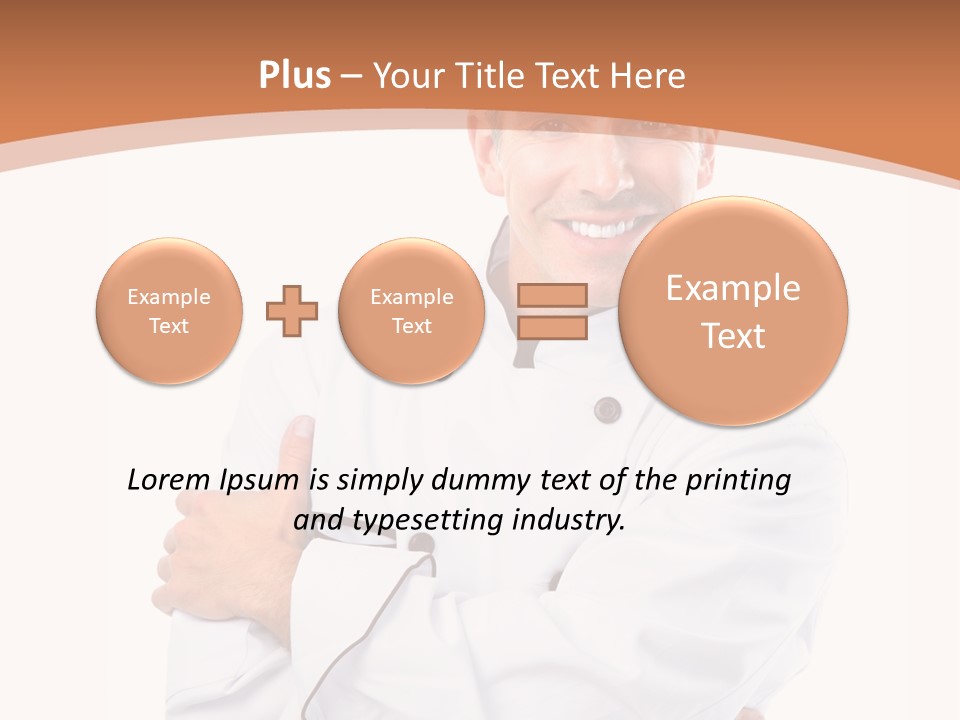 Cook Hat Uniform PowerPoint Template