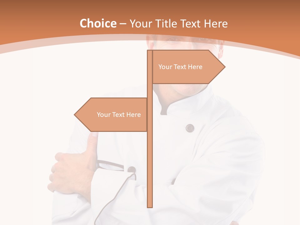 Cook Hat Uniform PowerPoint Template