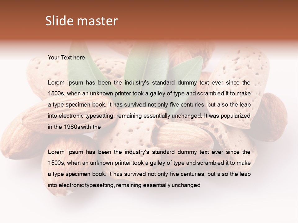 Isolated Plant Close Up PowerPoint Template