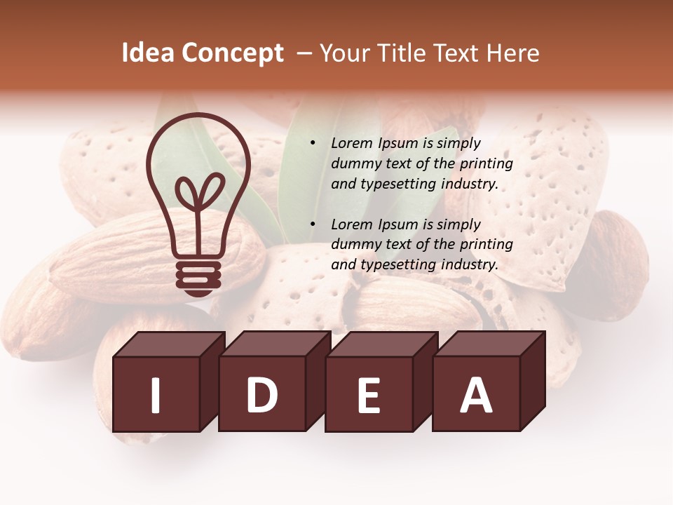 Isolated Plant Close Up PowerPoint Template