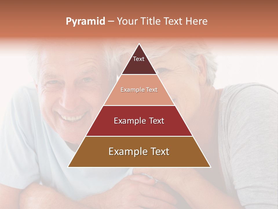 Female Relaxation Elder PowerPoint Template