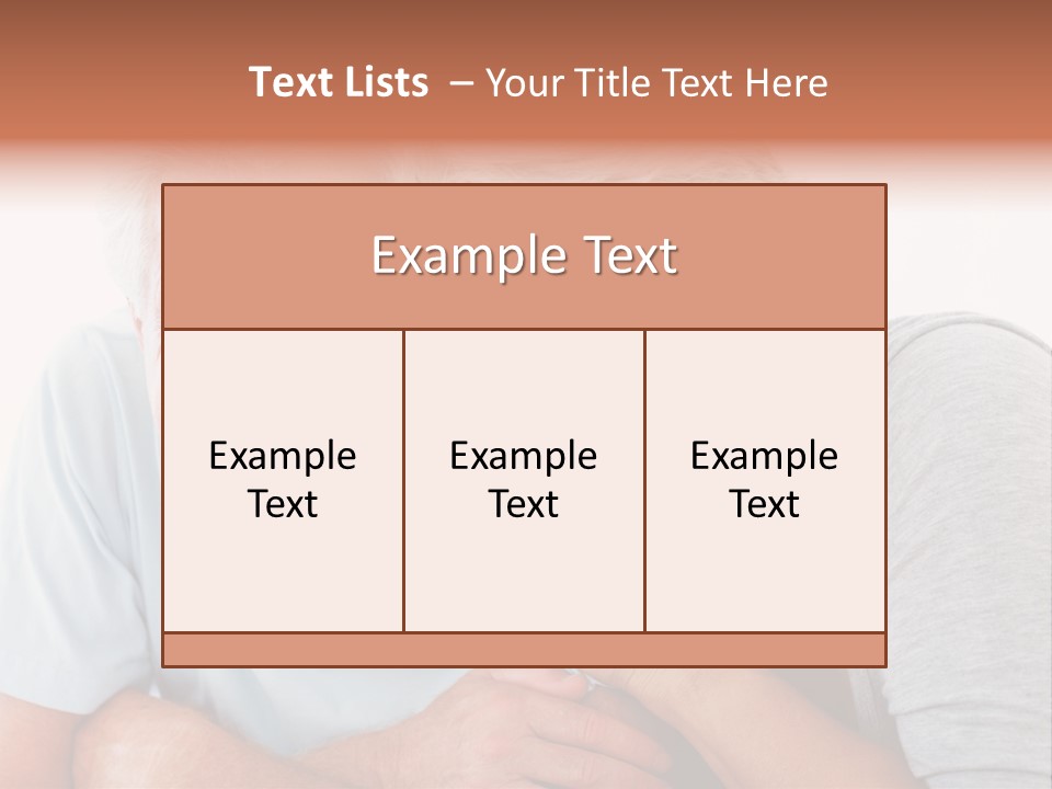 Female Relaxation Elder PowerPoint Template