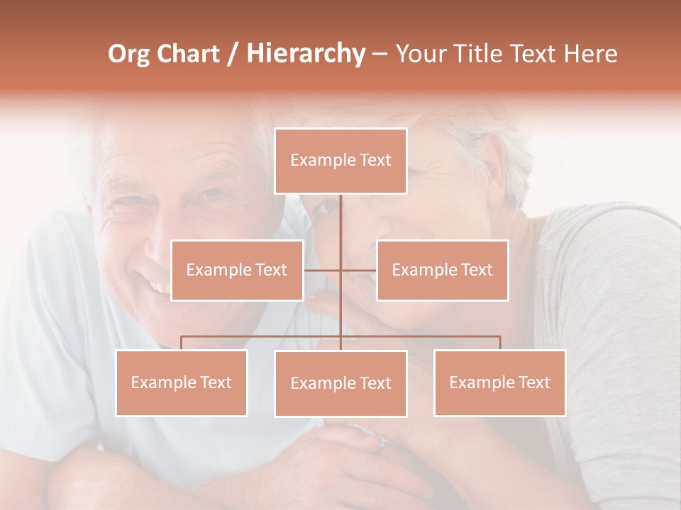 Female Relaxation Elder PowerPoint Template