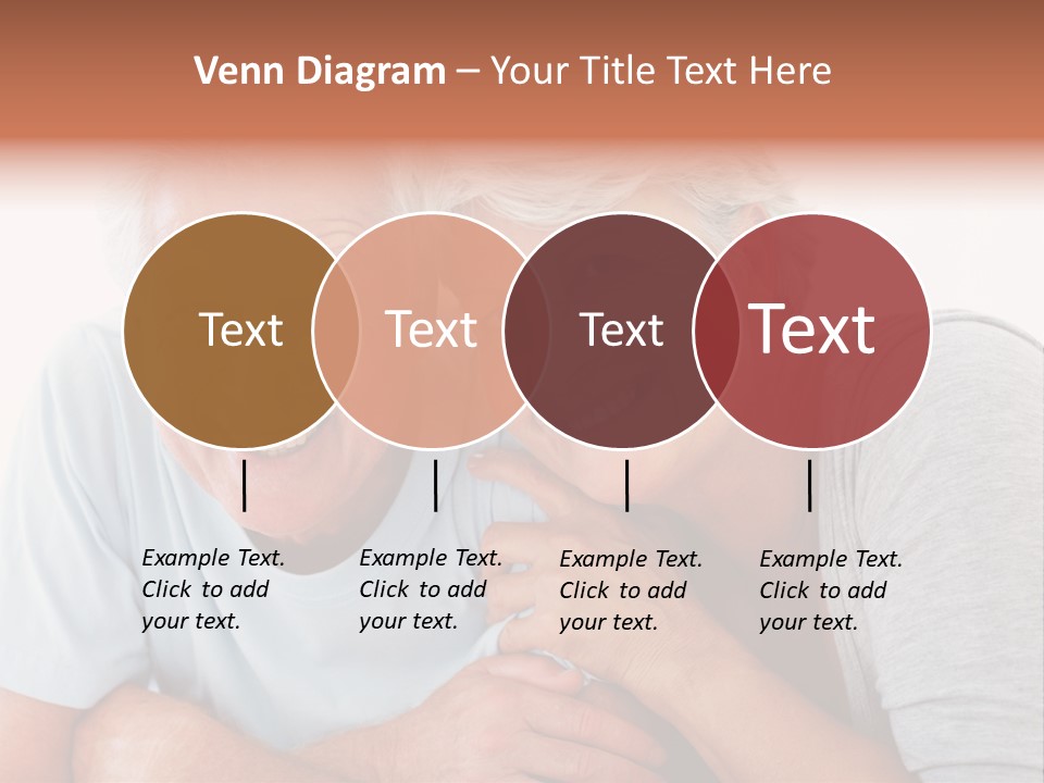 Female Relaxation Elder PowerPoint Template