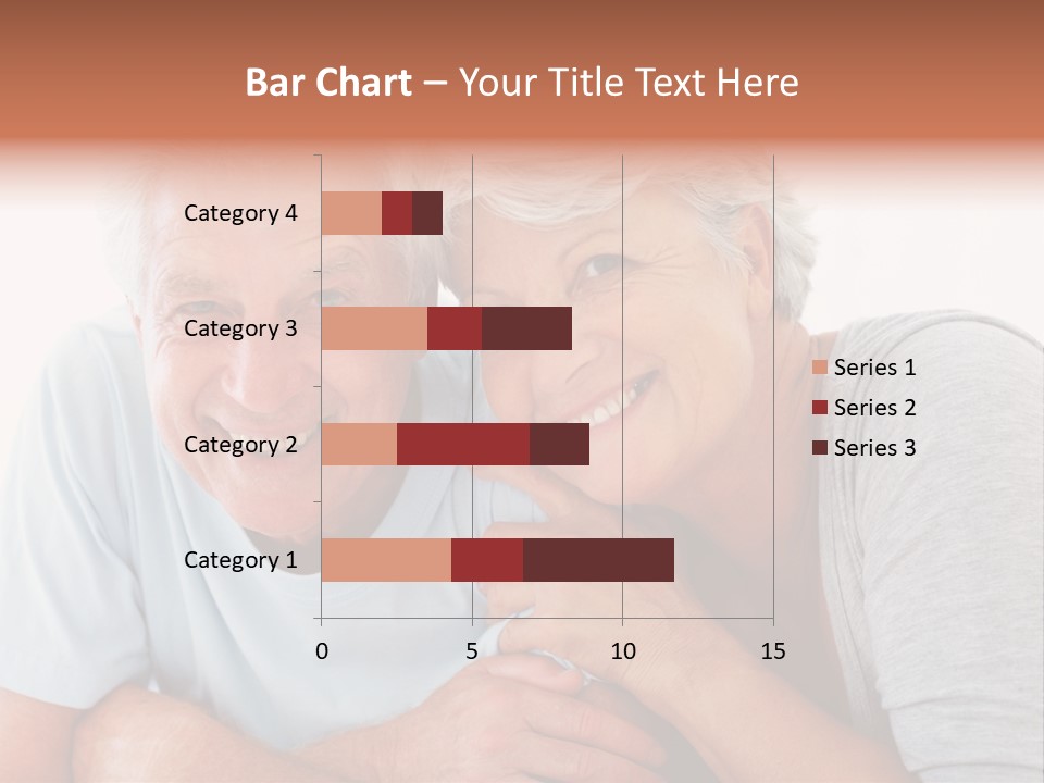 Female Relaxation Elder PowerPoint Template