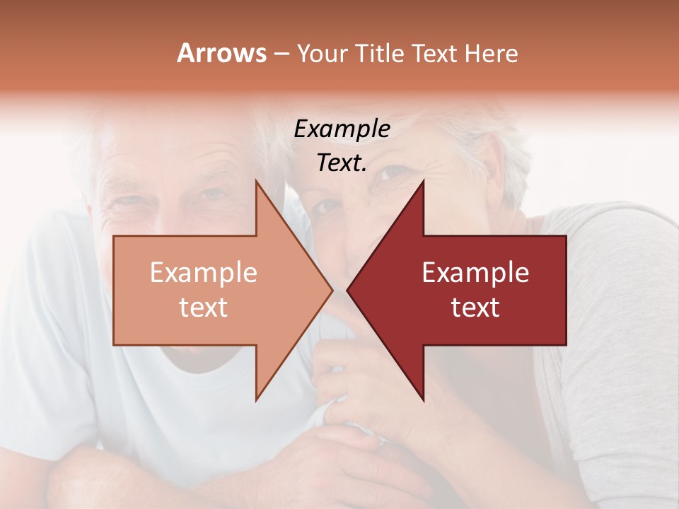 Female Relaxation Elder PowerPoint Template