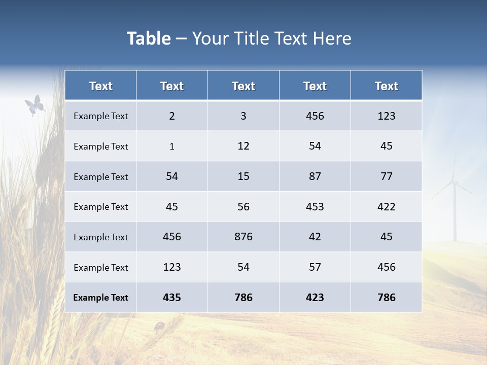 Growth Way Butterfly PowerPoint Template