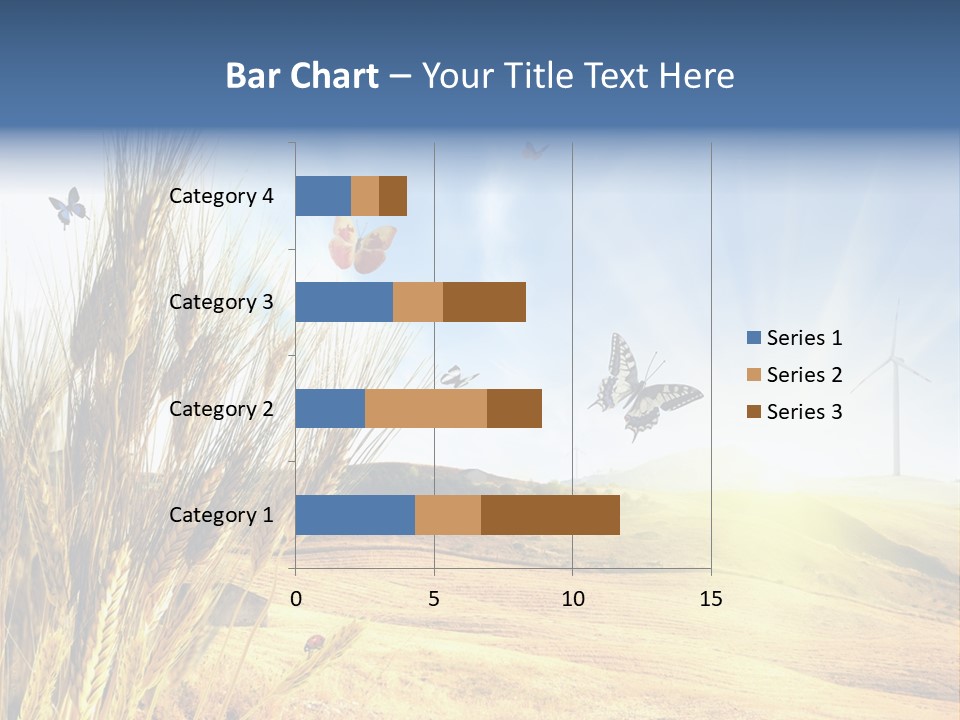 Growth Way Butterfly PowerPoint Template