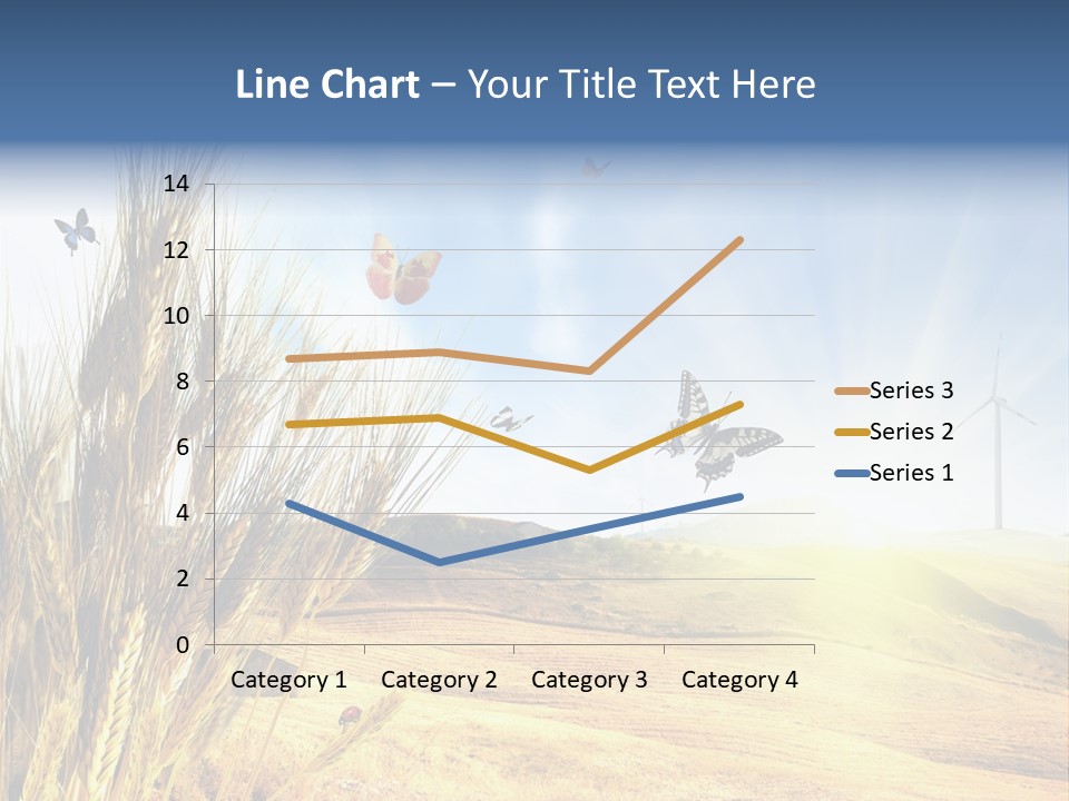 Growth Way Butterfly PowerPoint Template