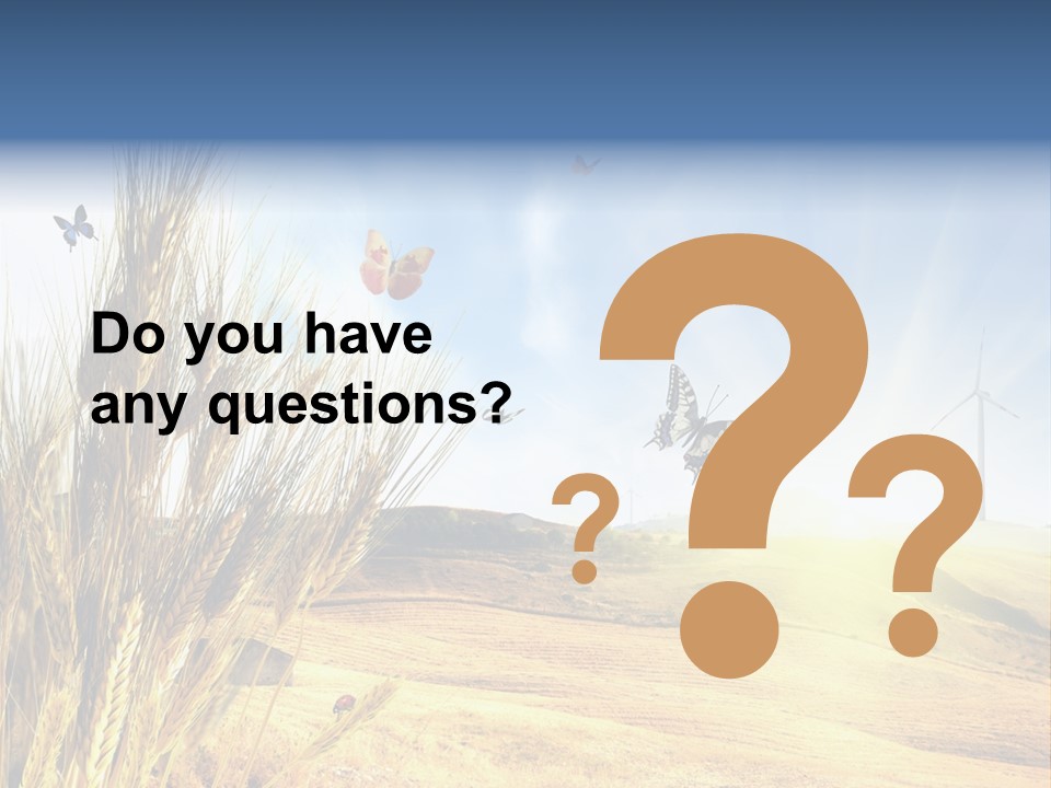 Growth Way Butterfly PowerPoint Template