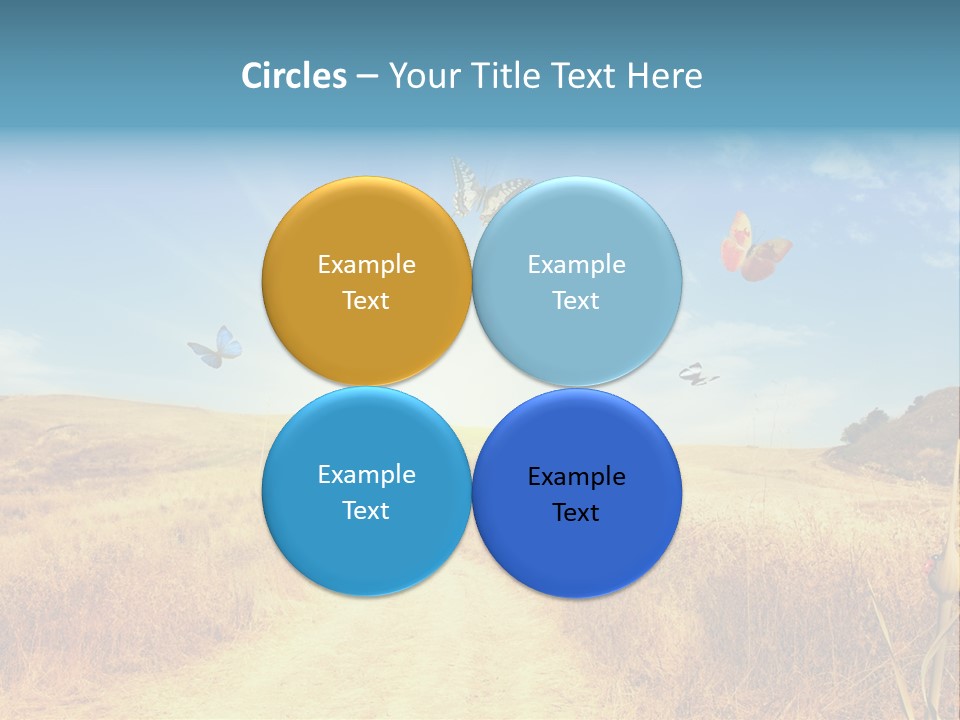 Seed Wheat Sundown PowerPoint Template