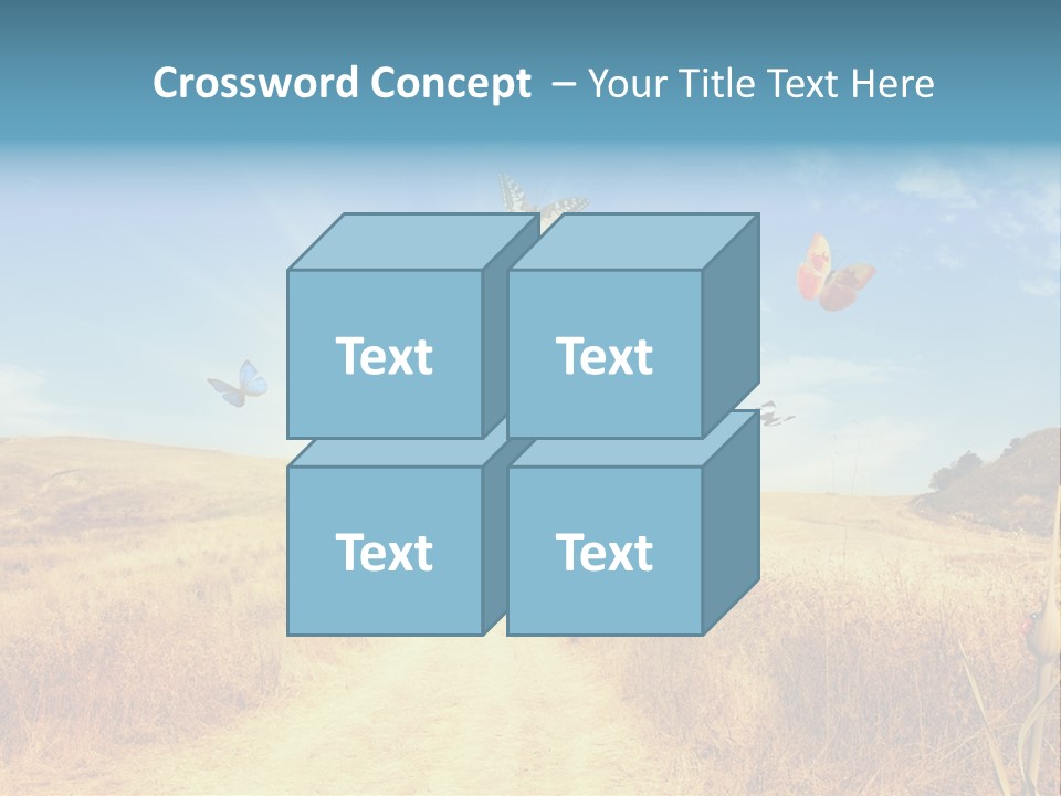 Seed Wheat Sundown PowerPoint Template