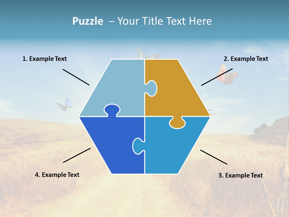 Seed Wheat Sundown PowerPoint Template