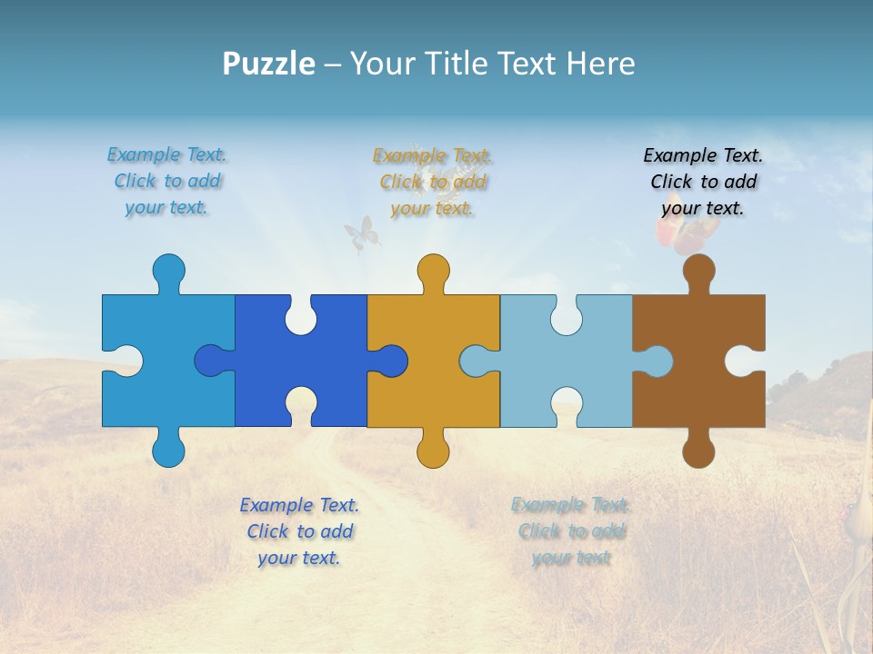 Seed Wheat Sundown PowerPoint Template