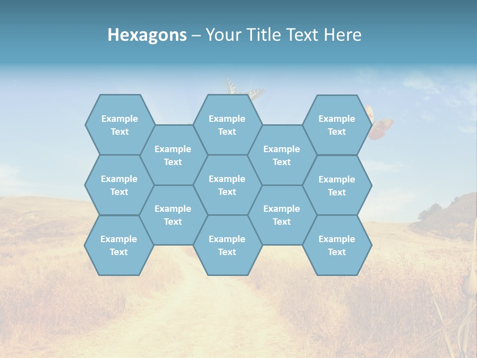 Seed Wheat Sundown PowerPoint Template