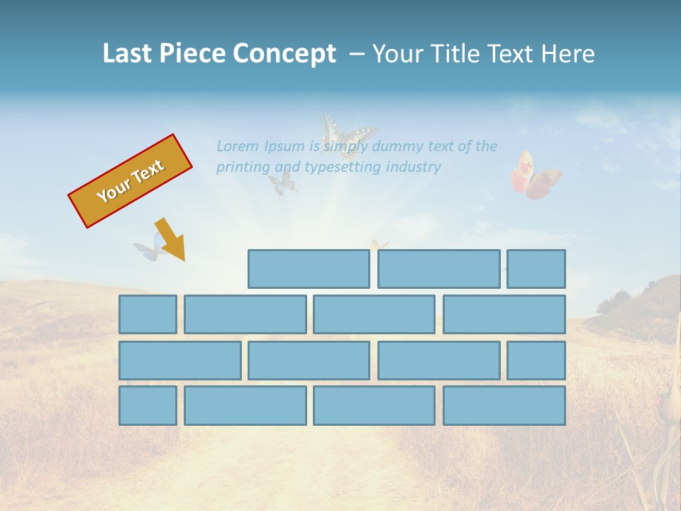 Seed Wheat Sundown PowerPoint Template