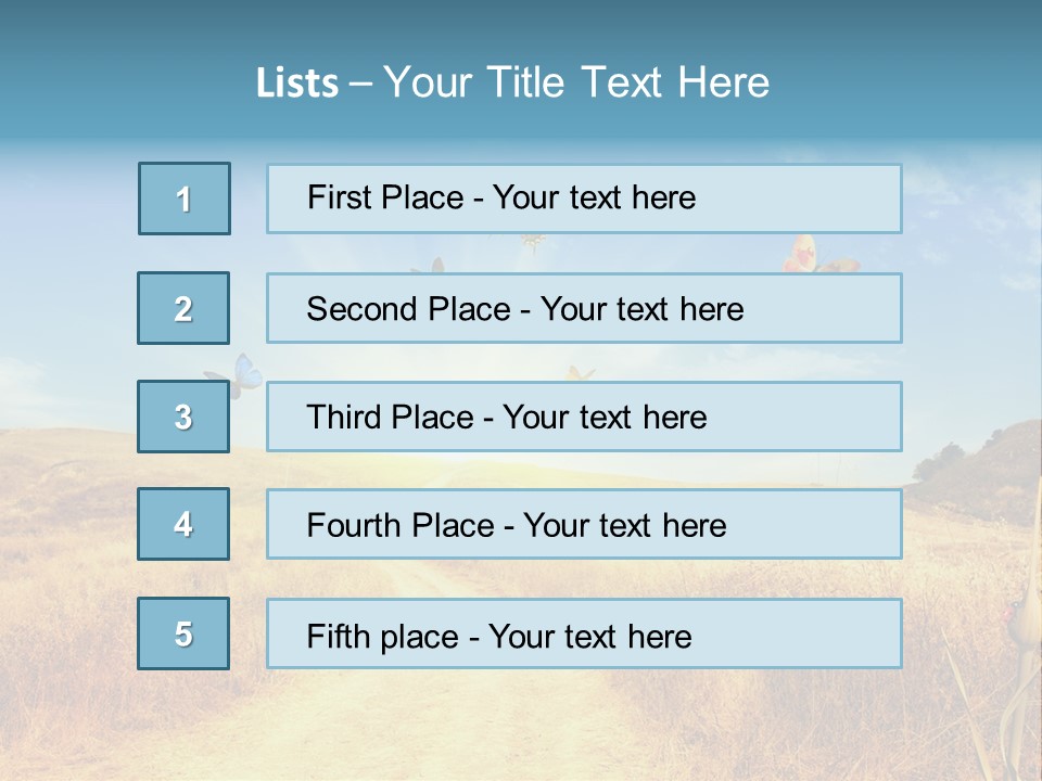 Seed Wheat Sundown PowerPoint Template