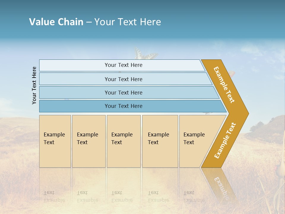 Seed Wheat Sundown PowerPoint Template