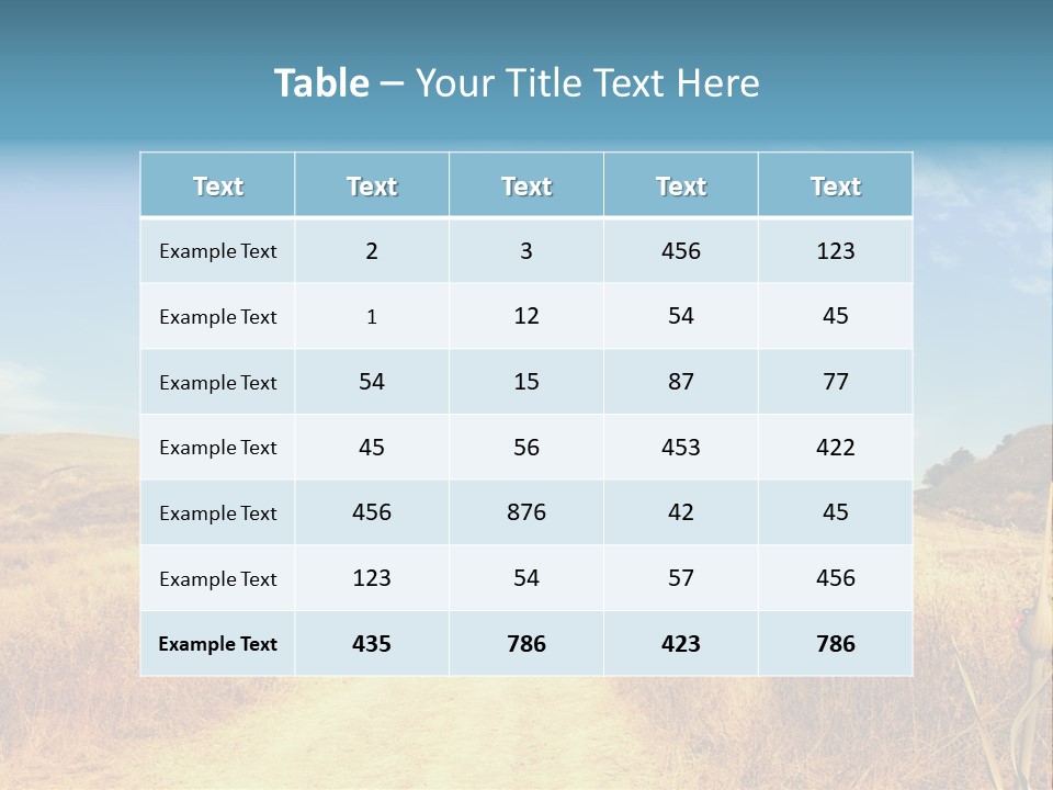 Seed Wheat Sundown PowerPoint Template