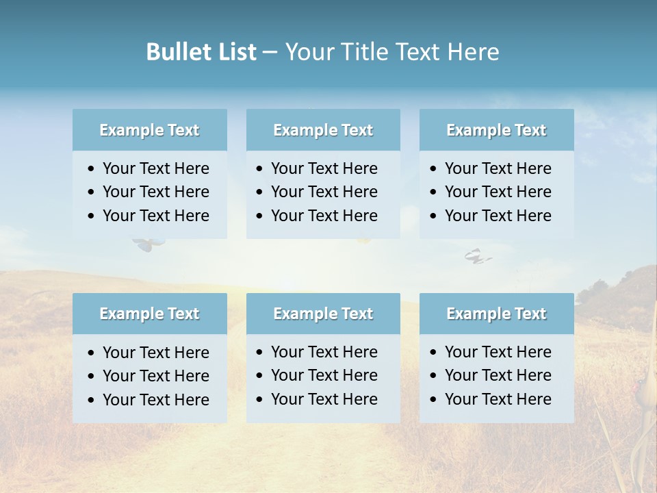 Seed Wheat Sundown PowerPoint Template
