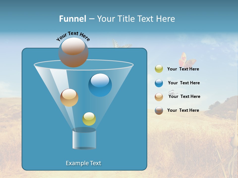 Seed Wheat Sundown PowerPoint Template