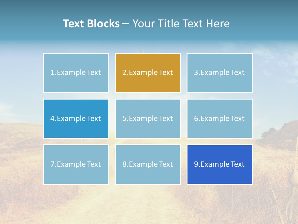 Seed Wheat Sundown PowerPoint Template