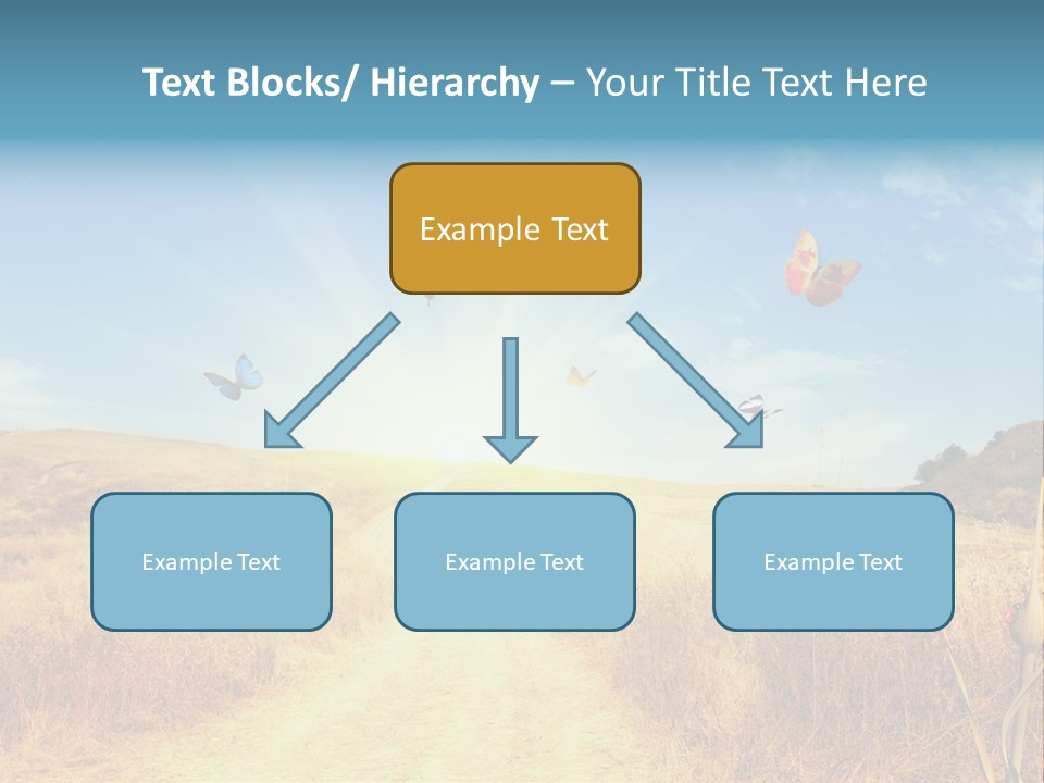 Seed Wheat Sundown PowerPoint Template