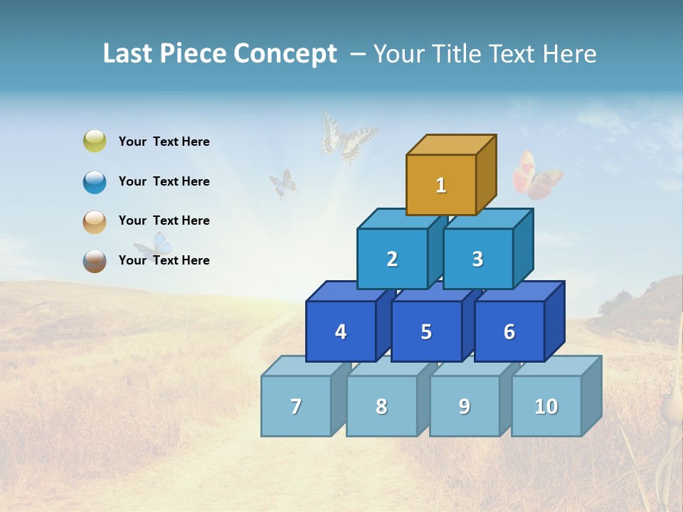 Seed Wheat Sundown PowerPoint Template