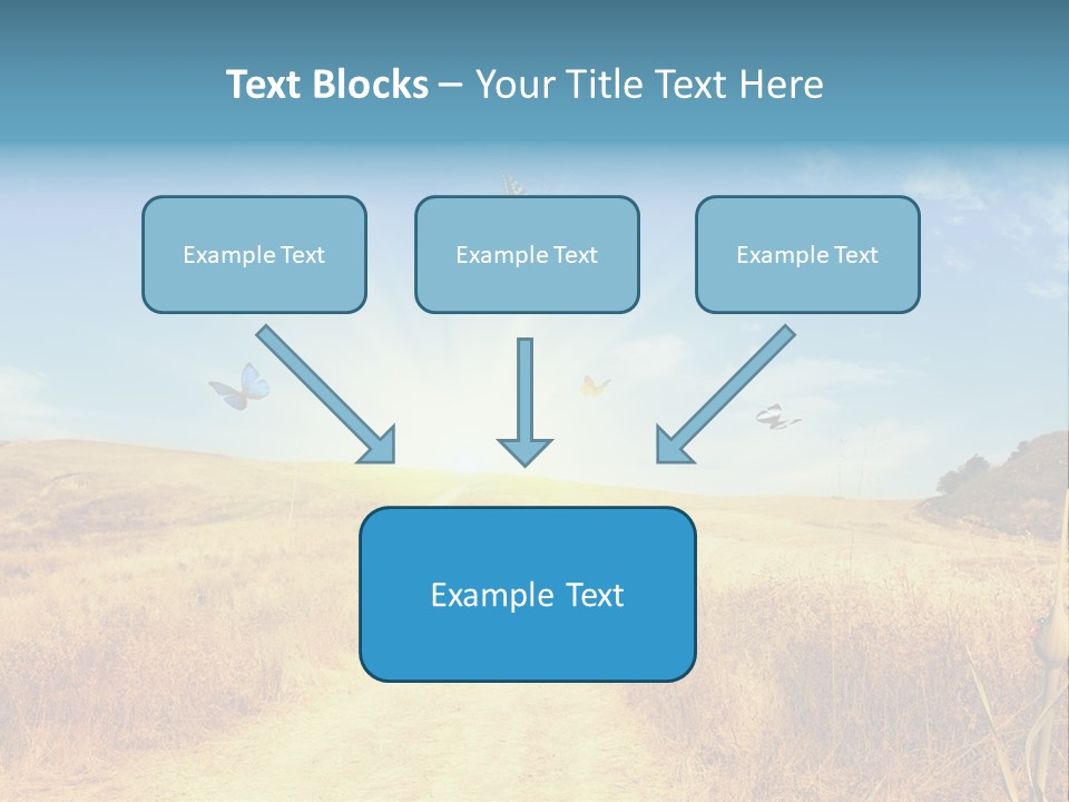 Seed Wheat Sundown PowerPoint Template