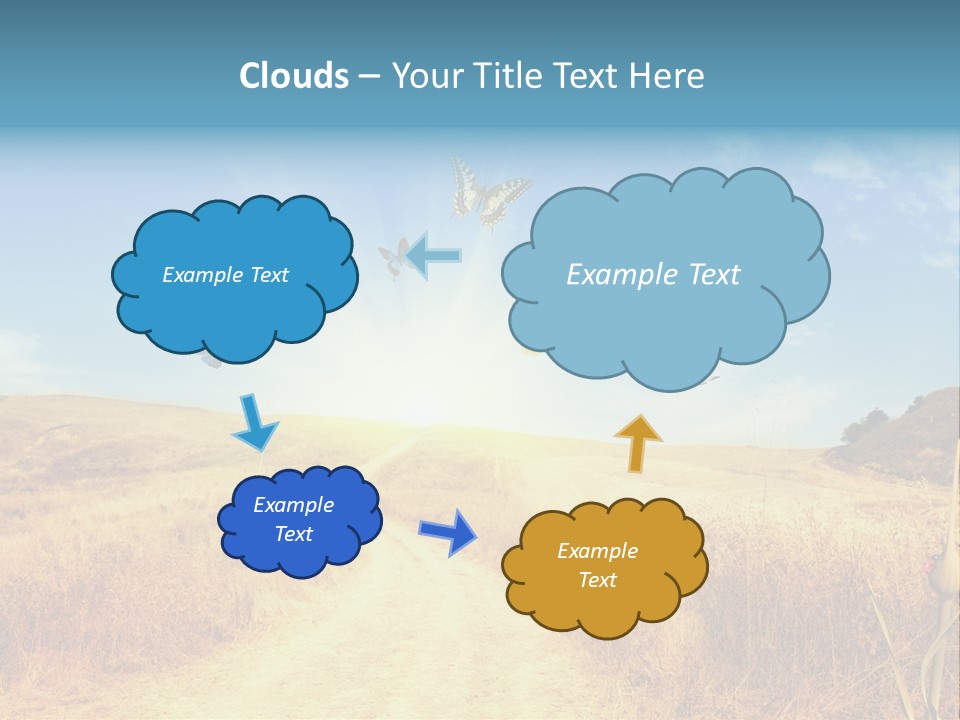 Seed Wheat Sundown PowerPoint Template
