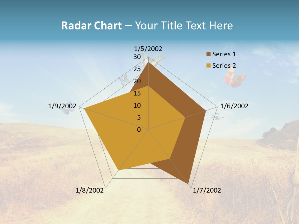 Seed Wheat Sundown PowerPoint Template