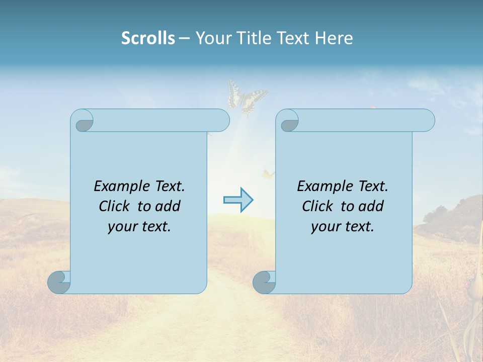 Seed Wheat Sundown PowerPoint Template