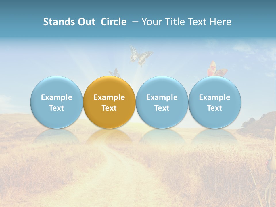 Seed Wheat Sundown PowerPoint Template