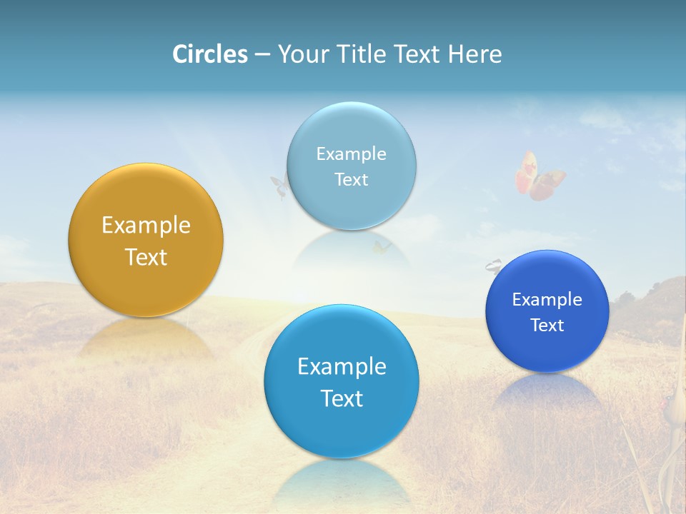 Seed Wheat Sundown PowerPoint Template