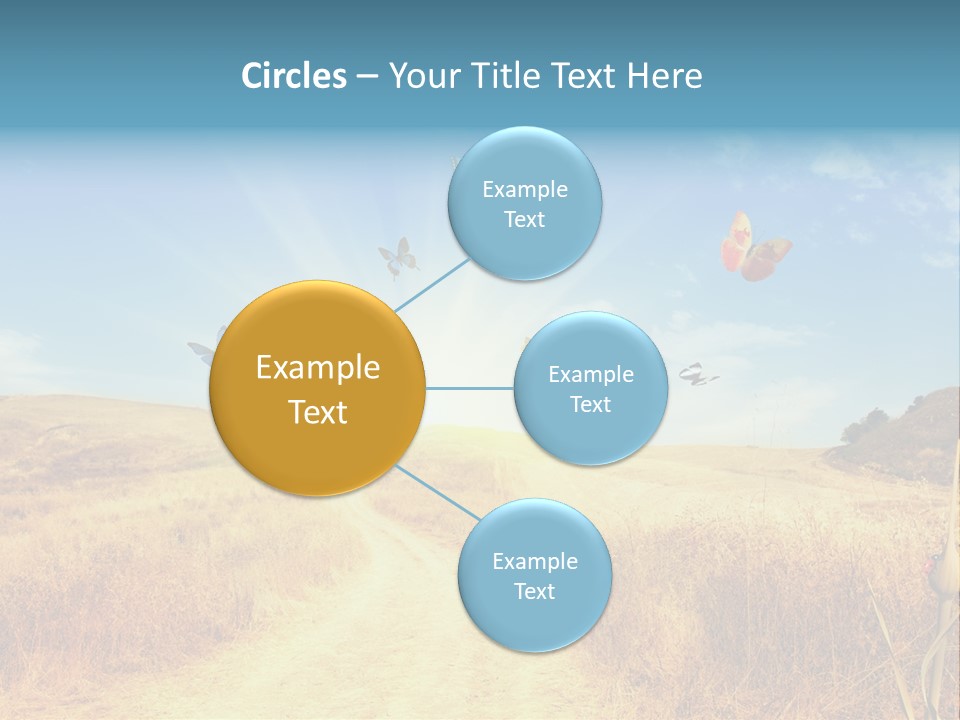 Seed Wheat Sundown PowerPoint Template