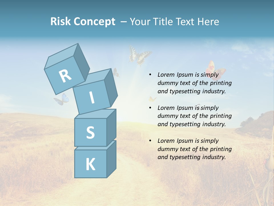 Seed Wheat Sundown PowerPoint Template